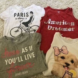 Lot of 4T Shirts